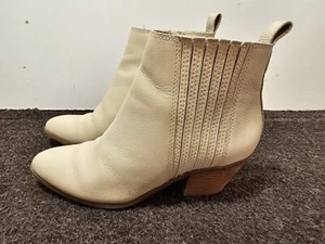 Frye and Co. Jacy Chelsea Stiefeletten Beige Leder Größe 6,5M - Bild 1 von 5
