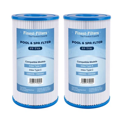 Kompatibel Pool Filter Kartuschen Für bestway 3 Intex Art A Oder C (2 Packung) - Bild 1 von 4