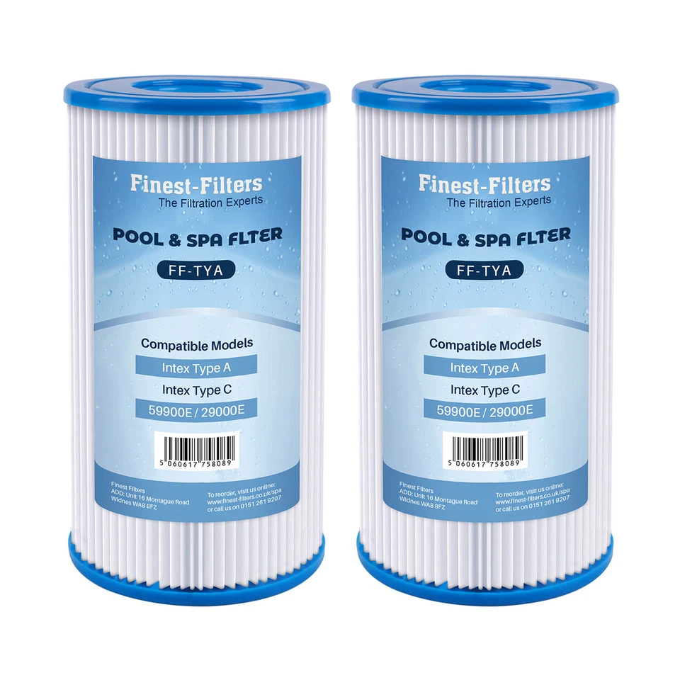 Kompatibel Pool Filter Kartuschen Für bestway 3 Intex Art A Oder C (2 Packung) - Bild 1 von 4