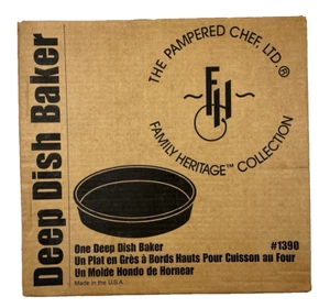 Pampered Chef 1390 Dish Baker - Beige  New in Box - Picture 1 of 4