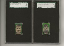 1949 - 1950 *  Topps Felt Back #85, CLAYTON TONNEMAKER, Rookie, Minnesota, SGC50