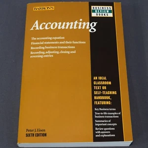 Barron’s Accounting Business Review Book 6th Edition Eisen Reference Excellent - Bild 1 von 16