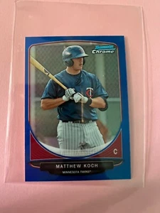 A106,446 - 2013 Bowman Chrome Mini Blue Refractors #59 Matthew Koch/99 - Picture 1 of 1