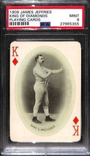 1909 James Jeffries Playing Cards  KING OF DIAMONDS PSA 9 27965355