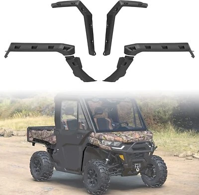 Front + Rear Fender Flares #715006821 For Can Am Defender HD5/8/10 Max 2016-026 - Image 1 of 4