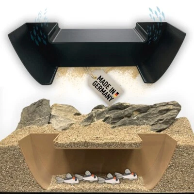 Aquatunnel XL Aquarium Tunnel Unterirdischer Tunnel Höhle Fische Welse Garnelen - Bild 1 von 4