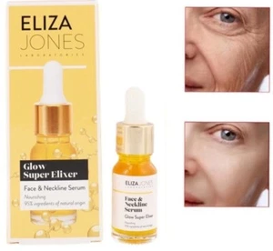 2 X    Eliza Jones Sérum Face & Neckline  Glow super Acide Hyaluronique - Picture 1 of 2