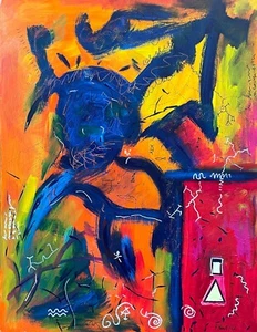 KienleArts Original Acryl Gemälde 66x86 abstrakt farbenfroh Unikat Wandbild 261 - Bild 1 von 18