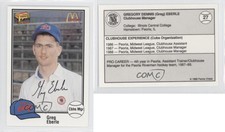 1989 Kodak Peoria Chiefs Greg Eberle #27