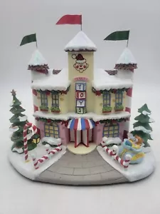 Tienda de juguetes Hawthorne Village Charlies Rudolph's Christmas Town certificado de autenticidad y luz - Imagen 1 de 15