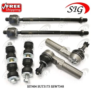 For 2001 - 2010 Chrysler PT Cruiser Front Sway Bar Inner & Outer Tie Rod 6PC Kit - Picture 1 of 5