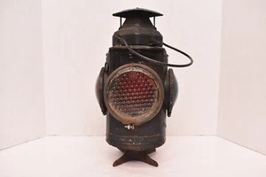 Antique RR Adlake Lamp Lantern 4 Way Railroad Switch Signal Train Vintage Light- - Picture 1 of 15
