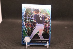 2021 Panini Prizm Draft Picks Blue Velocity James Triantos Rookie #PDP56