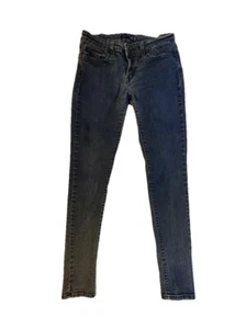 LEVI'S 535 LEGGING DARK WASH BLUE SKINNY JEANS, SIZE 9 MEDIUM - Picture 1 of 4