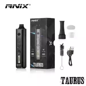 ANIX TAURUS Vaporizer, Phyto-Verdampfer für Heilkräuter, USB-C, schwarz - Bild 1 von 5