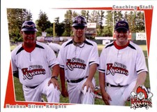 2011 Nashua Silver Knights Grandstand #28 BJ Neverett Mike Chambers Clay Jenkins