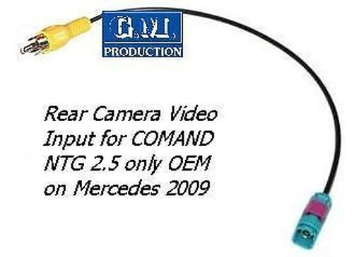 Cable Video En Entrada Cámara de Marcha Atrás Mercedes NTG2.5 Ntg 2.5 HDD SD la - Imagen 1 de 1