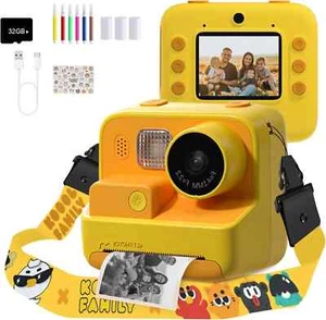 Mafiti Kids Camera Instant Print, 48MP Digital Camera with Zero Ink, Selfie 1... - Picture 1 of 6