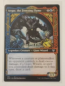 Aegar, the Freezing Flame - NM - SHOWCASE UNCOMMON [Kaldheim] MTG - Picture 1 of 1