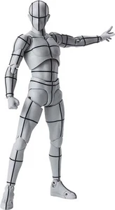S.H.Figuarts Body-kun Wireframe Gray Color Ver PVC &ABS Painted figure - Picture 1 of 5