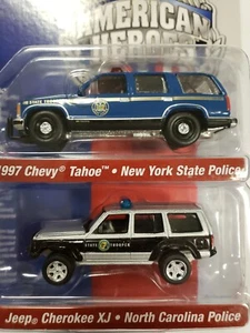 NEW CHEVROLET TAHOE 1997 & JEEP CHEROKEE XJ JOHNNY LIGHTNING 1/64 - Picture 1 of 3