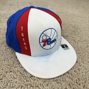 Gorra Philadelphia 76ers Reebok ajustada 8 clásicos de madera dura blanca logotipo del equipo gorra de colección - Imagen 1 de 9