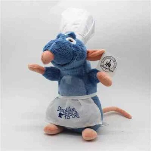 New Disney Ratatouille Remy Rat With Apron White hat Chef Soft Plush Toy - Picture 1 of 2