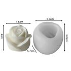 Flexibilitt Schimmel Kerzenform 3D Rose Blume DIY -Gussformen DIY Blume