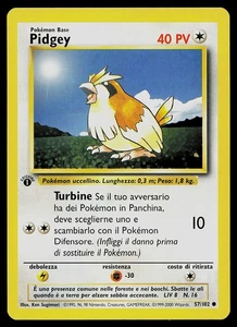 Pokemon Card - Pidgey 1st Edition Italian Base Set 57/102 - Picture 1 of 2