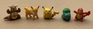 Vintage Pokemon Nintendo Japan BP Banpresto 1" Mini Figuren Lot 5 Gen 1 Set - Bild 1 von 6