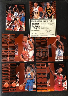 Juego de 14 cartas Score Board Classic Basketball Draft Day 1995 con certificado de autenticidad Foto 1 de 4