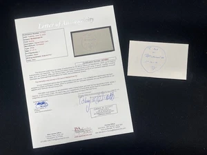 Muhammad Ali handsignierte Karteikarte mit Inschrift & Herz, datiert 1-10-90 JSA - Bild 1 von 4
