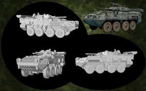 Kit maqueta para montar y pintar - Vehículo militar .  LAV 3 -  1/72 - Foto 1 di 2