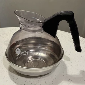 BUNN Easy Pour Commercial 64 oz Decanter Black Plastic/Stainless Made in USA - Picture 1 of 6