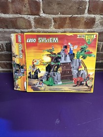 LEGO Castle Dark Dragon's Den 6076 Dragon Masters Set Box Vintage Incomplete