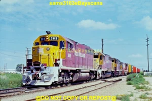 ORIGINAL SLIDE ROCK ISLAND RR GP40 369 DALHART TEXAS 1978 - Picture 1 of 1
