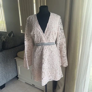 MARCIANO Blush Pink SPITZENKLEID GRÖSSE 6 - Bild 1 von 8