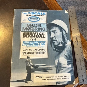 1068 1/87th Scale Aurora Model Motoring Thinderjet 500 Service Manual - Picture 1 of 14