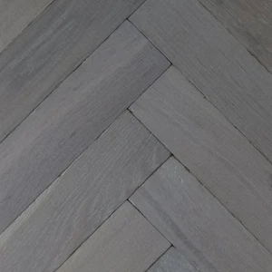 French Oak Herringbone Parquet Flooring - Chalk Finish - Rustic or Prime Grade - Picture 1 of 2
