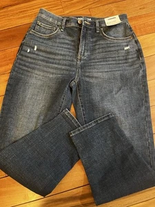 Sonoma Damen Boyfriend blau Größe 4 hoher Bund entspannt durch Hüfte gerades Bein - Bild 1 von 7