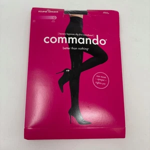 Neu Neu mit Etikett Commando The Eclipse blickdichte Damenstrumpfhose schwarz Größe Medium - Bild 1 von 4