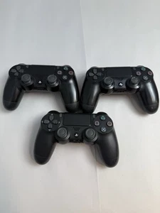 3- USED Sony PS4 PlayStation 4 DualShock Wireless Controllers CUH-ZCT2U Untested - Picture 1 of 7