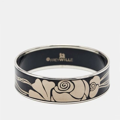 Brazalete Brazalete Frey Wille Esmalte Fuego Tono Plata Foto 1 de 4