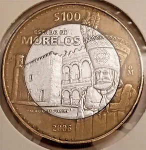 Mexico 100 Pesos, Morelos 2006 Bimetallic .925 Silver Coin (2st Edition). - Picture 1 of 4