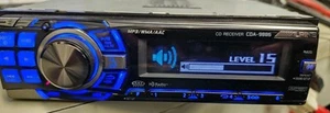 Alpine CDA-9886 Car Stereo CD MP3 w/ Remote, Manual Tested Works Rare - Picture 1 of 11