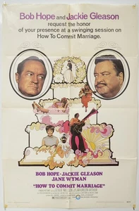 HOW TO COMMIT MARRIAGE (1969) Original Cinema One Sheet Movie Poster - Bob Hope - Picture 1 of 6