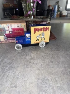 Tin Toy Truck Home Run Chewing Gum Vintage Style Schylling Pencil Candy Holder - Picture 1 of 4