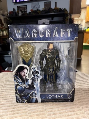 Warcraft Movie Action Figure LOTHAR 6-inch Jakks NEW IN BOX 2016 World of - Image 1 of 4