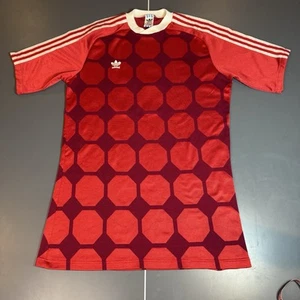 ADIDAS FUSSBALLTRIKOT FUSSBALLTRIKOT VINTAGE MADE IN WEST GERMANY Large rot - Bild 1 von 10