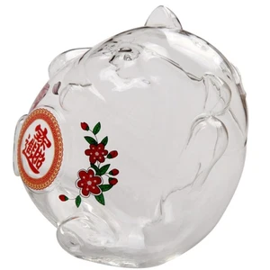  Hucha de vidrio Fortuna Gato Ahorro de dinero Olla Escritorio Hucha Decorativa - Imagen 1 de 12